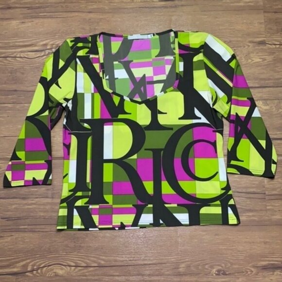 Nina Ricci Colorful Top Women Size 46(US 10/Large) - Picture 1 of 9